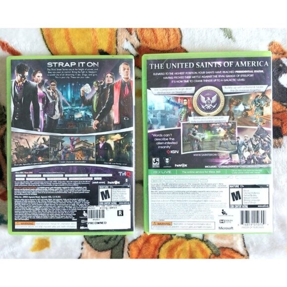 Saints Row Set The Third  IV Xbox 360 Complete - Picture 2 of 3